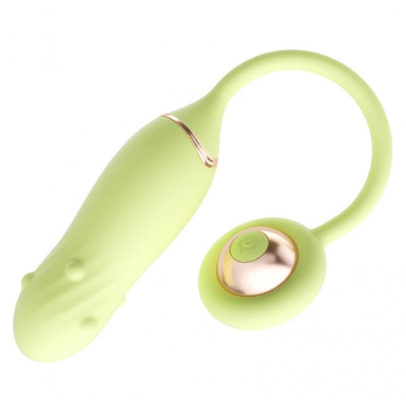 Ankni - XuanYue Rotating Bead Vibrating Egg (Support APP Mini Programs - Green) Ankni - XuanYue Rotating Bead Vibrating Egg (Support APP Mini Programs - Green)